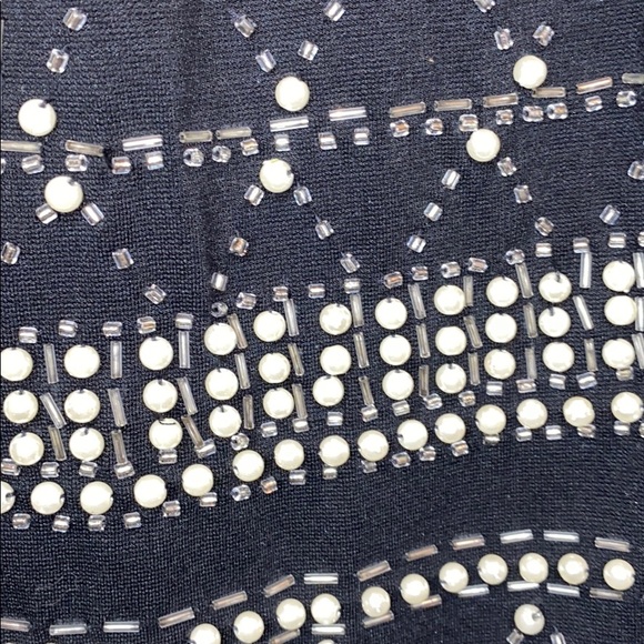 Long Sleeve Dress with Pearl Detailing - Picture 2 of 3